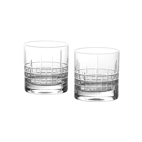 Distil Aberdeen Double Old-Fashioned Glass, Set of 2