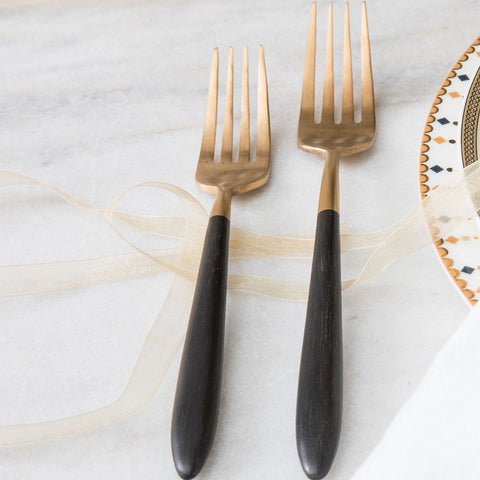 Velo Two-Toned Flatware, 5-Piece Set