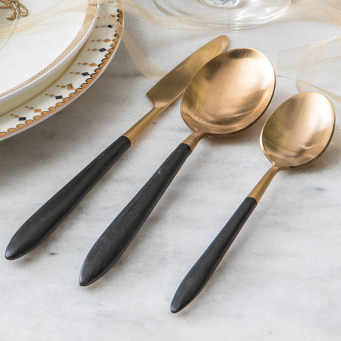 Velo Two-Toned Flatware, 5-Piece Set