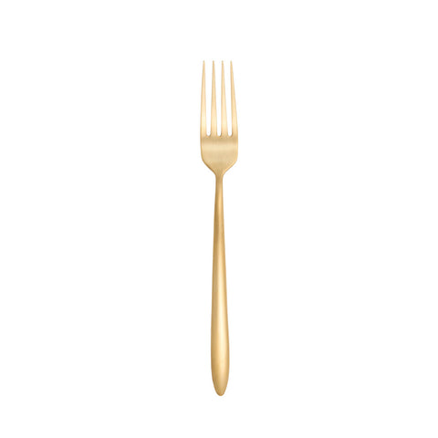 Velo Flatware, 20-Piece Set, Brushed Gold